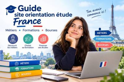 Guide site orientation étude france pour métiers, formations et bourses
