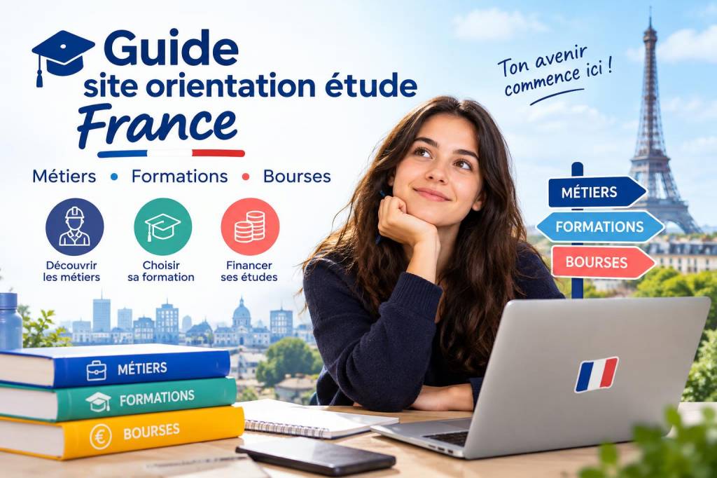 Guide site orientation étude france pour métiers, formations et bourses