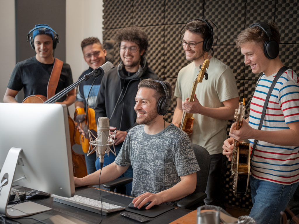 Comment collaborer efficacement avec un producteur quand on est un groupe débutant