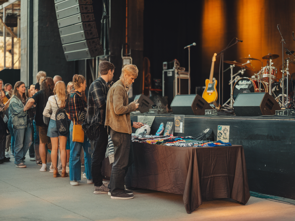 Comment construire une playlist d'attente pour une salle qui transforme les arrivants en acheteurs de merch